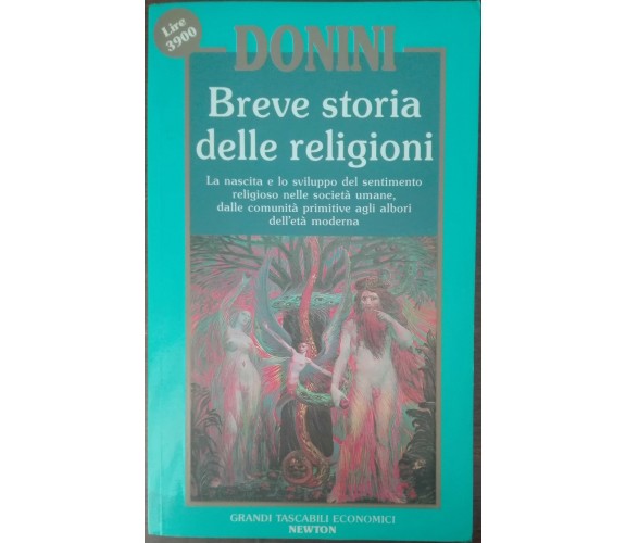 Breve storia delle religioni - Ambrogio Donini - Newton & Compton,1993 - A