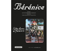 Bérénice n. 51 di Aa.vv., 2016, Tabula Fati