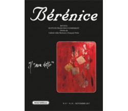 Bérénice n. 53 di Aa.vv., 2017, Tabula Fati