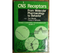 CNS Receptors - Mandel, DeFeudis - Raven Press,1983 - R