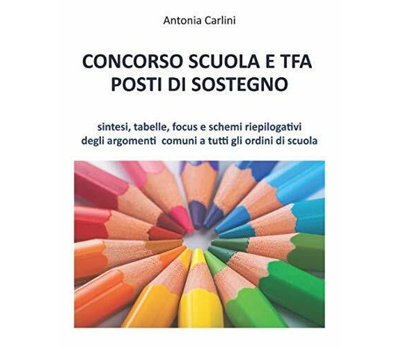 CONCORSO SCUOLA E TFA POSTI DI SOSTEGNO: Sintesi, tabelle, focus e schemi riepil