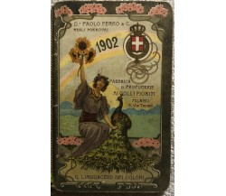 Calendarietto Ai colli fioriti di Aa.vv.,  1902,  D. Paolo Ferko & C. Reali Forn
