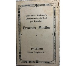 Calendarietto Ernesto Mettler di Ernesto Mettler,  1929,  Ee.vv.