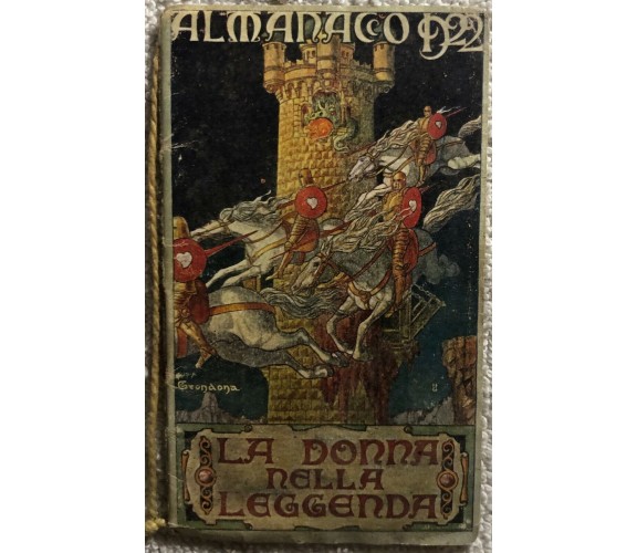 Calendarietto La donna nella leggenda di Profumeria Sirio Di Milano,  1922,  Aca