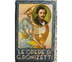 Calendarietto Le opere di G. Donizetti di Salone Coppolino Domenico,  1939,  Ee.