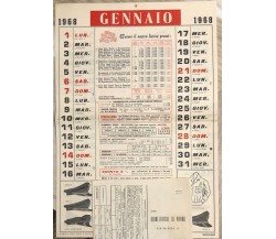 Calendario Berrettificio Lo Piparo 1968 di Aa.vv.,  1968,  Berrettificio Lo Pipa
