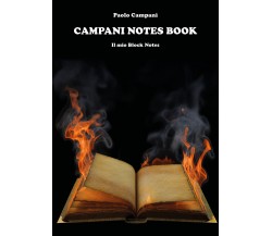 Campani notes book. Il mio Block Notes	 di Paolo Campani,  2021,  Youcanprint