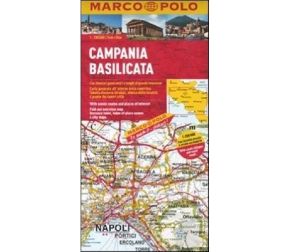 Campania, Basilicata 1:200.000. Ediz. multilingue, EDT, Marco Polo, 2011