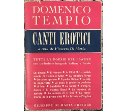 Canti erotici di Domenico Tempio, 1974, Giuseppe Di Maria Editore