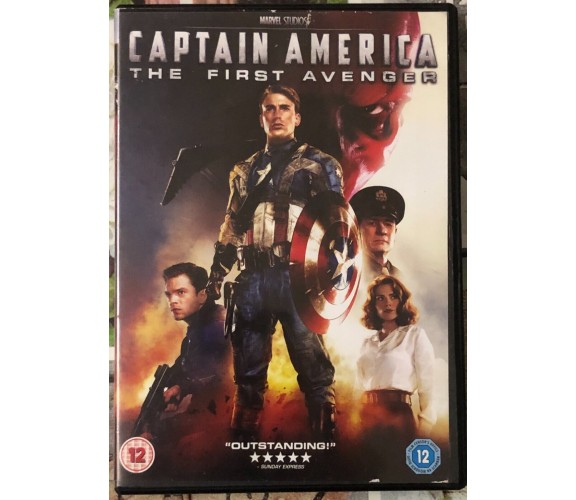 Captain America: The First Avenger DVD di Joe Johnston, 2011, Paramount Pictu