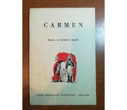 Carmen - Giorgio Bizet - Sonzogno - 1960 - M