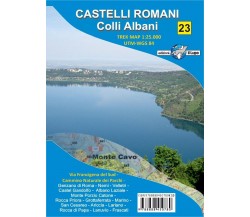 Carta Castelli Romani. Colli Albani. Carta escursionistica 1:25.000	 di Aa.vv., 