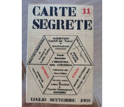 Carte segrete n.11 - AA. VV. - 1969 - AR