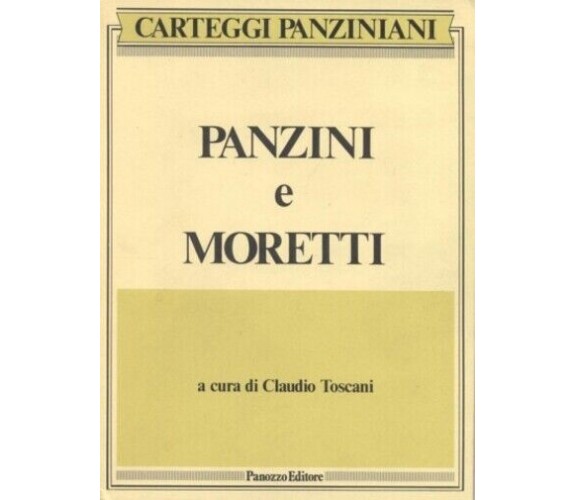 Carteggi panziniani. Panzini e Moretti di Alfredo Panzini, Marino Moretti, 19
