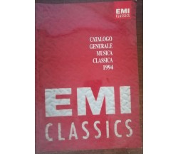 Catalogo Generale musica classica 1994 - AA.VV. - Emi Italia, 1993 - A