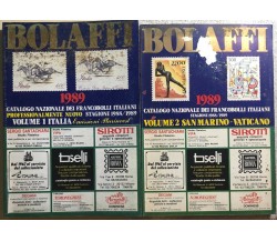 Catalogo Nazionale dei francobolli italiani Bolaffi 1-2 di Aa.vv.,  1989,  Bolaf