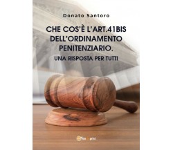 Che cos’è l’art.41bis dell’Ordinamento Penitenziario. Una risposta per tutti	 di