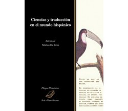 Ciencias y traducción en el mundo hispánico, di M. De Beni,  2017  - ER