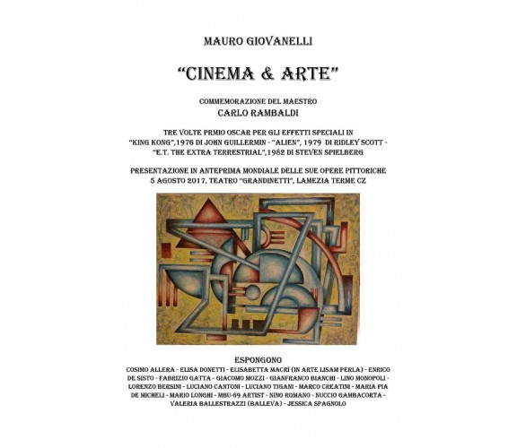 Cinema & Arte - Mauro Giovanelli - ilmiolibro, 2018