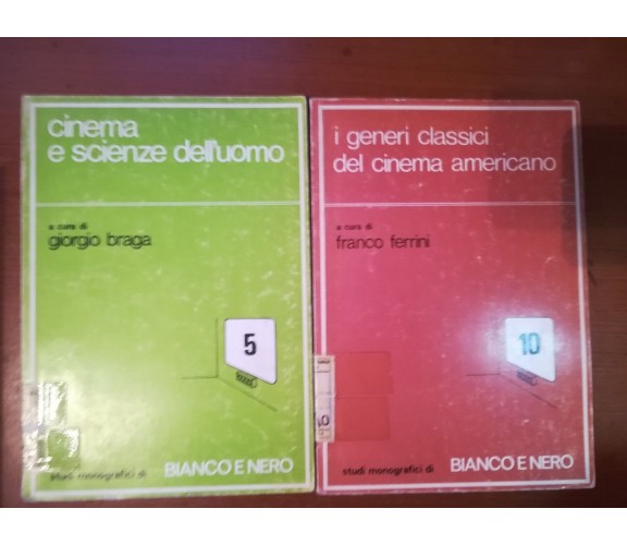 Cinema e scienze- Generi cinema americano - AA.VV.- Bianco e nero - 1973- M