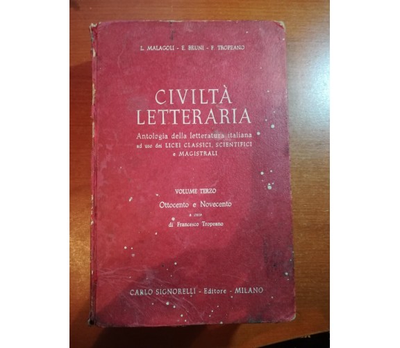 Civiltà Letteraria - AA.VV. - Signorelli - 1960 - M