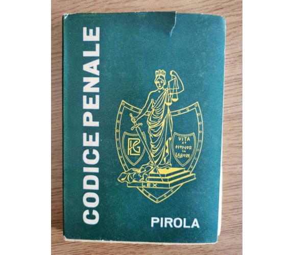 Codice penale - S. Borghese - Pirola - 1963 - AR
