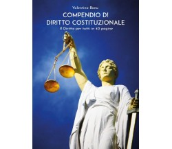 Compendio di Diritto Costituzionale - Il Diritto per tutti in 40 pagine	 di Vale