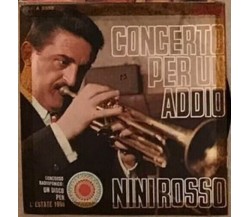 Concerto Per Un Addio VINILE 45 GIRI di Nini Rosso,  1966,  Sprint