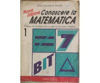Conoscere la matematica 1 di Gilda Flaccavento Romano, 1992, Fabbri editore