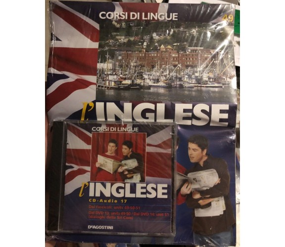 Corsi di lingue L’inglese fascicolo 49+CD di Aa.vv.,  2008,  Deagostini