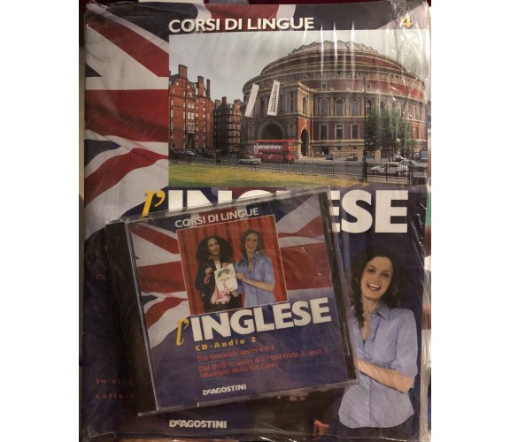 Corsi di lingue L’inglese fascicolo 4+CD di Aa.vv.,  2008,  Deagostini