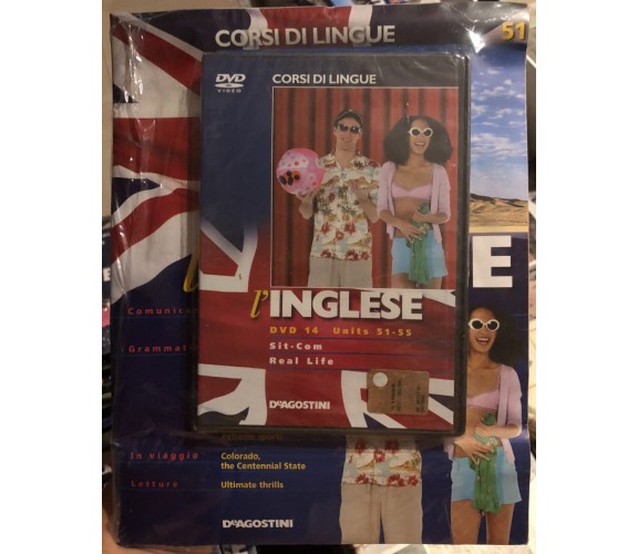 Corsi di lingue L’inglese fascicolo 51+DVD di Aa.vv.,  2008,  Deagostini