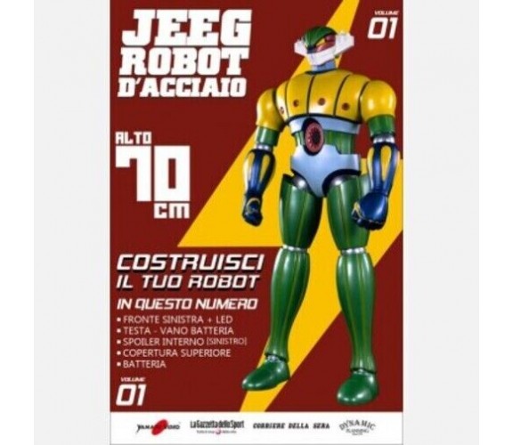 Costruisci il tuo Jeeg Robot d’acciaio n. 1 di Go Nagai,  2022,  La Gazzetta Del