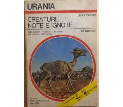 Creature note e ignote di Aa.vv., 1974, Mondadori
