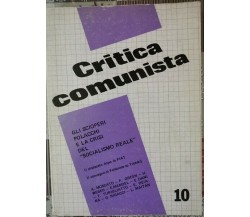 Critica comunista vol. 10 - giugno 1979 - ER