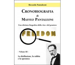Cronobiografia di Maffeo Pantaleoni. Una rilettura biografica della vita ...