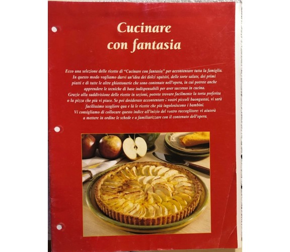 Cucinare con fantasia 12 schede di Aa.vv.,  19998,  Cucinare Con Fantasia