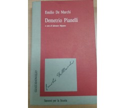 DEMETRIO PIANELLI - EMILIO DE MARCHI - SANSONI - 1988 - M 