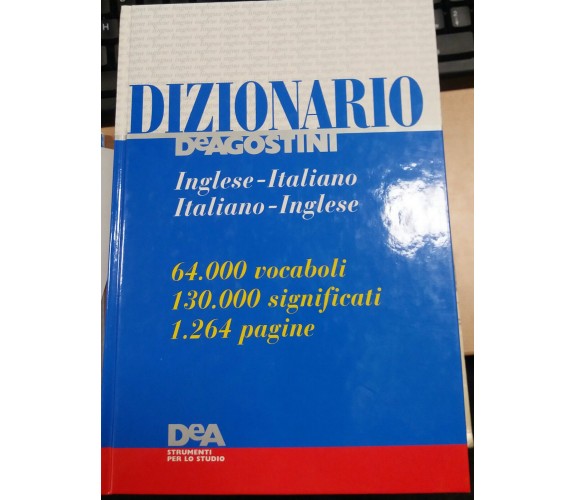 DIZIONARO DEAGOSTINI INGLESE-ITALIANO - AA.VV - DEAGOSTINI - 2001 - M