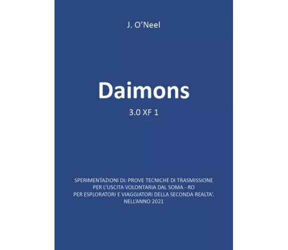 Daimons di J. O’Neel, 2023, Youcanprint