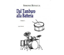 Dal tamburo alla batteria – volume 1 di Simone Ritacca, 2023, Apollo Edizioni