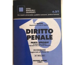 Diritto Penale di Aa.vv., 1991, Edizioni Simone