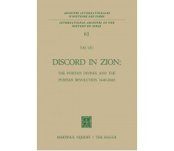 Discord in Zion - Tai Liu - Springer, 2013