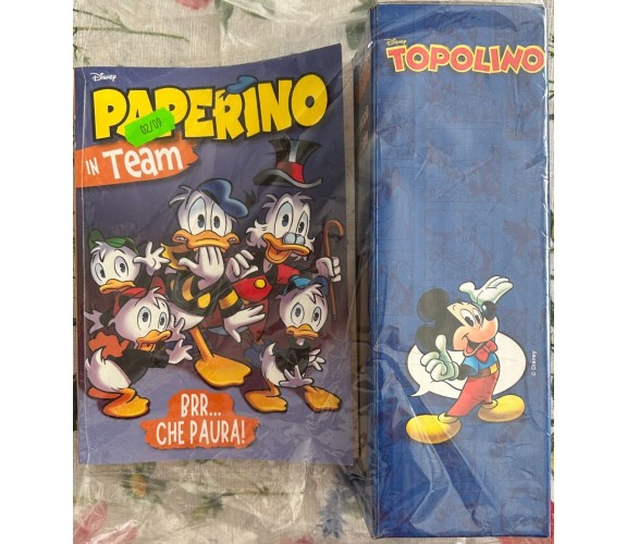 Disney Team n. 98 - Paperino in Team. Brr… Che Paura!+Borraccia Blu di Walt Dis