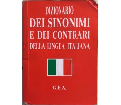 Dizionario dei sinonimi e dei contrari della lingua italiana, 1990, GEA