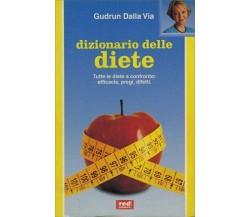 Dizionario delle diete di Gudrun Dalla Via,  1995,  Edizioni Red!