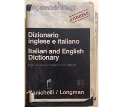 Dizionario inglese e italiano di Ragazzini/Biagi, 1972, Zanichelli/longman