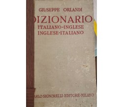 Dizionario inglese-italiano, italiano-inglese ORLANDI (1960) - ER