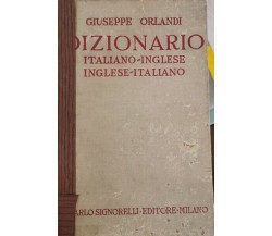 Dizionario inglese-italiano, italiano-inglese ORLANDI (1960) - ER