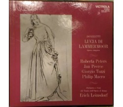 Donizetti: Lucia Di Lammermoor / Leinsdorf, Peerce, Peters, Tozzi - LP Rca